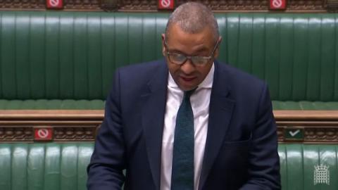 James Cleverly MP speaking at the Dispatch Box in the House of Commons, 9 Jul 2020