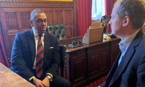 James Cleverly MP meets with Health Minister Neil O'Brien MP