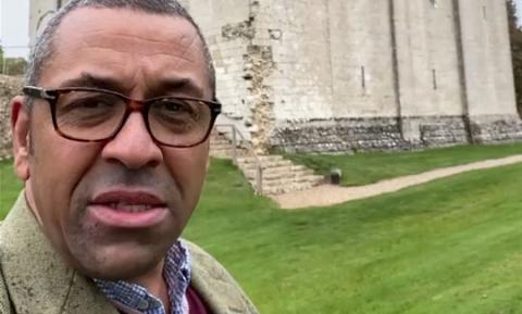 James Cleverly at Hedingham Castle