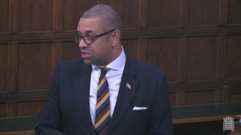 James Cleverly MP speaking in Westminster Hall, Oct 2020