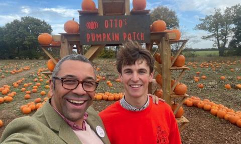 James Cleverly visits Otto's Pumpkin Patch