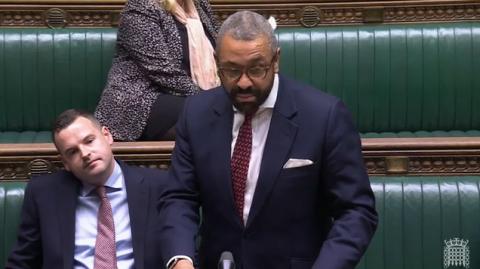 Rt Hon James Cleverly MP speaking in the House of Commons