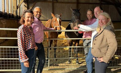 James Cleverly visits Mill Farm Stud in Finchingfield