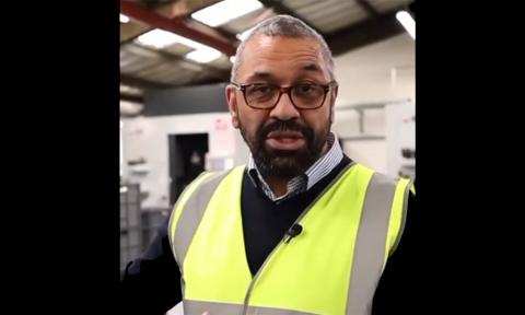 James Cleverly MP visits Maycast-Nokes